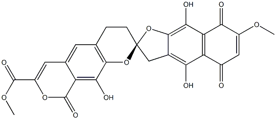 GAMMA-玉红霉素 结构式