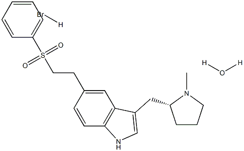 Eletriptan Hydrobromide Monohydrate 结构式