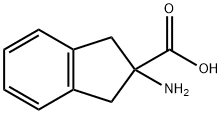 2-氨基-2,3-二氢茚基乙酸 结构式