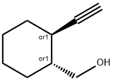 Cyclohexanemethanol, 2-ethynyl-, (1R,2R)-rel- (9CI) 结构式