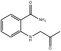 2-[(2-oxopropyl)amino]benzamide 结构式