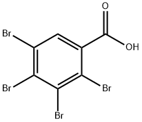 2,3,4,5-四溴苯甲酸 结构式