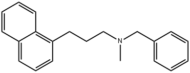 N-Benzyl-N-methyl-1-naphthalene-1-propanamine 结构式