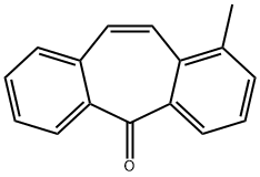 1-甲基-5H-二苯并[A,D][7]轮烯-5-酮 结构式