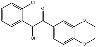 2''-Chloro-3,4-dimethoxybenzoin 结构式