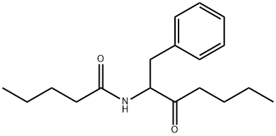 N-(α-Valerylphenethyl)valeramide 结构式