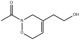 2H-1,2-Oxazine-4-ethanol, 2-acetyl-3,6-dihydro- (9CI) 结构式
