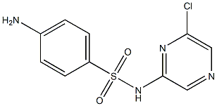 磺胺氯吡嗪钠 结构式