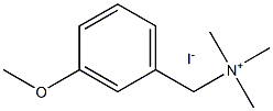 Benzenemethanaminium,3-methoxy-N,N,N-trimethyl-, iodide (1:1) 结构式