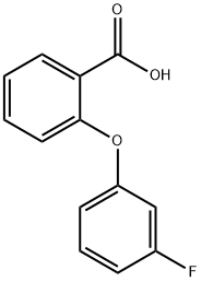 2-(3-氟苯氧基)苯甲酸 结构式