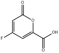 2H-Pyran-6-carboxylicacid,4-fluoro-2-oxo-(9CI) 结构式