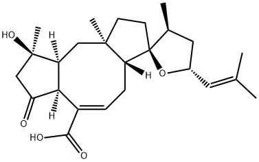 14,18-Epoxy-3-hydroxy-5-oxoophiobola-7,19-dien-25-oic acid 结构式