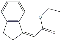 ethyl 2-(2,3-dihydro-1H-inden-1-ylidene)acetate 结构式