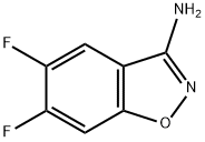 1,2-Benzisoxazol-3-amine,5,6-difluoro-(9CI) 结构式