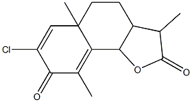 2-Chlorosantonin 结构式