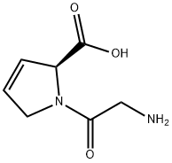 L-Proline, glycyl-3,4-didehydro- (9CI) 结构式