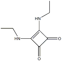 3-Cyclobutene-1,2-dione,3,4-bis(ethylamino)-(9CI) 结构式