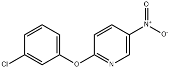 2-(3-chlorophenoxy)-5-nitropyridine 结构式