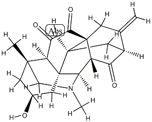 2α,9-Dihydroxy-21-methyl-6,21-secohetisan-6,7,13-trione 结构式