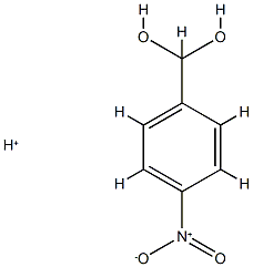 Methanediol,  (4-nitrophenyl)-,  conjugate  monoacid  (9CI) 结构式