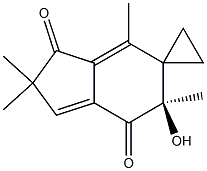 dehydroilludin M 结构式