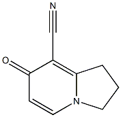 8-Indolizinecarbonitrile,1,2,3,7-tetrahydro-7-oxo-(9CI) 结构式