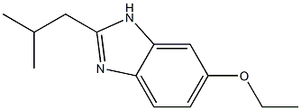 1H-Benzimidazole,5-ethoxy-2-(2-methylpropyl)-(9CI) 结构式