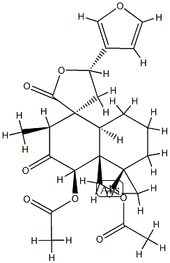 6-乙酰苦酮素 结构式