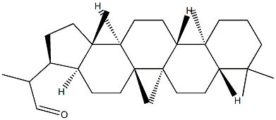 5α-Hopan-29-al 结构式