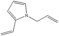 1H-Pyrrole,2-ethenyl-1-(2-propenyl)-(9CI) 结构式