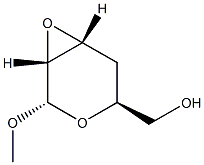 alpha-D-ribo-Hexopyranoside,methyl2,3-anhydro-4-deoxy-(9CI) 结构式