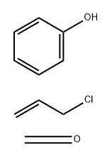 Formaldehyde, polymer with 3-chloro-1-propene and phenol 结构式