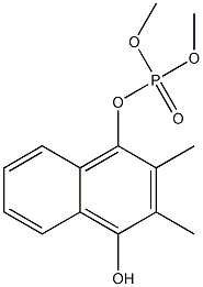 2,3-dimethyl-1,4-naphthoquinol-1-dimethylphosphate 结构式