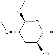 alpha-D-arabino-Hexopyranoside, methyl 4-amino-3,4,6-trideoxy-2-O-methyl- (9CI) 结构式