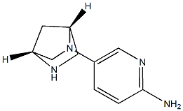 2-Pyridinamine,5-(1R,4R)-2,5-diazabicyclo[2.2.1]hept-2-yl-(9CI) 结构式