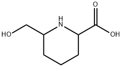 2-Piperidinecarboxylicacid,6-(hydroxymethyl)-(9CI) 结构式