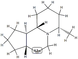 5H-Cyclopenta[e]pyrido[1,2-c][1,3]oxazine,decahydro-7-methyl-,(3a-alpha-,7-bta-,10a-alpha-,10b-bta-)-(9CI) 结构式