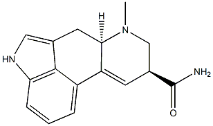 Ergoline-8-carboxamide,9,10-didehydro-6-methyl-, (8a)- 结构式