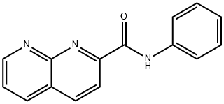 1,8-Naphthyridine-2-carboxamide,N-phenyl-(9CI) 结构式