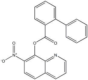 7-Nitro-8-quinolinol-2'-carboxybiphenyl 结构式
