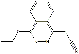 1-Phthalazineacetonitrile,4-ethoxy-(9CI) 结构式