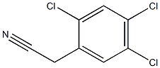 2-(2,4,5-trichlorophenyl)acetonitrile 结构式