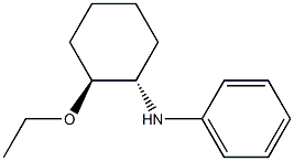 Benzenamine, N-[(1R,2R)-2-ethoxycyclohexyl]-, rel- (9CI) 结构式