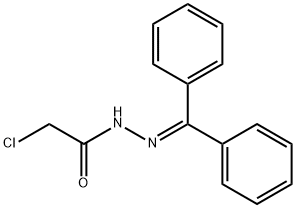 2-CHLORO-N''-(DIPHENYLMETHYLENE)ACETOHYDRAZIDE 结构式