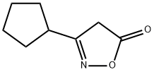 3-环戊基异恶唑-5(4H)-酮 结构式