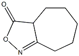 3H-Cyclohept[c]isoxazol-3-one,3a,4,5,6,7,8-hexahydro-(8CI,9CI) 结构式