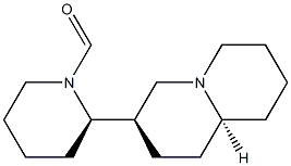 (2R)-2-[(3R,8aS)-2,3,4,5,6,7,8,8a-octahydro-1H-quinolizin-3-yl]piperid ine-1-carbaldehyde 结构式