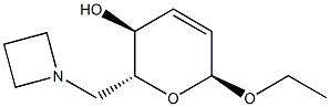 alpha-D-erythro-Hex-2-enopyranoside,ethyl6-(1-azetidinyl)-2,3,6-trideoxy-(9CI) 结构式