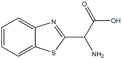 2-Benzothiazoleaceticacid,alpha-amino-(8CI,9CI) 结构式