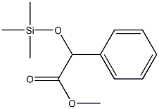 α-(Trimethylsiloxy)benzeneacetic acid methyl ester 结构式